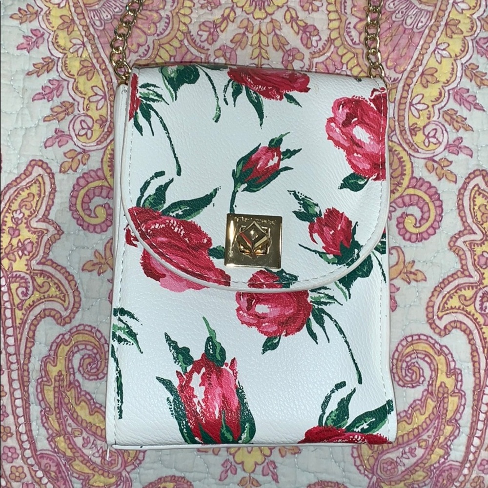 Betsey Johnson floral cross body bag